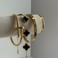 3 Bracelets (Cartier + Screw Nail + Black Clover)