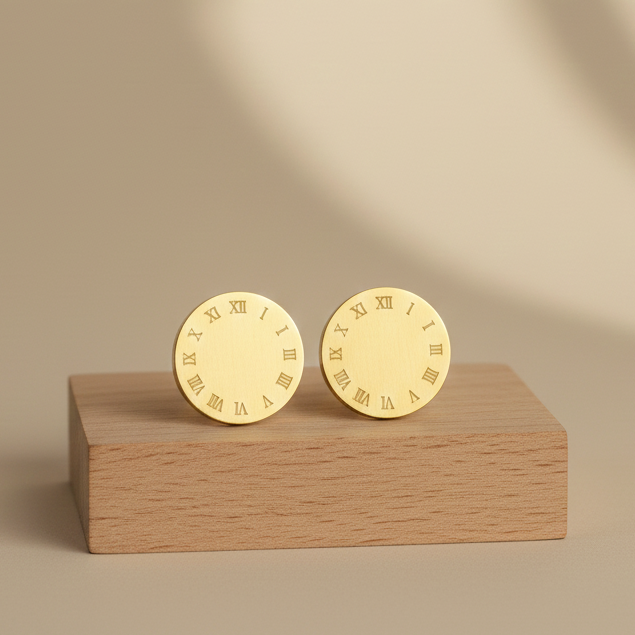 Roman Numeral Earrings