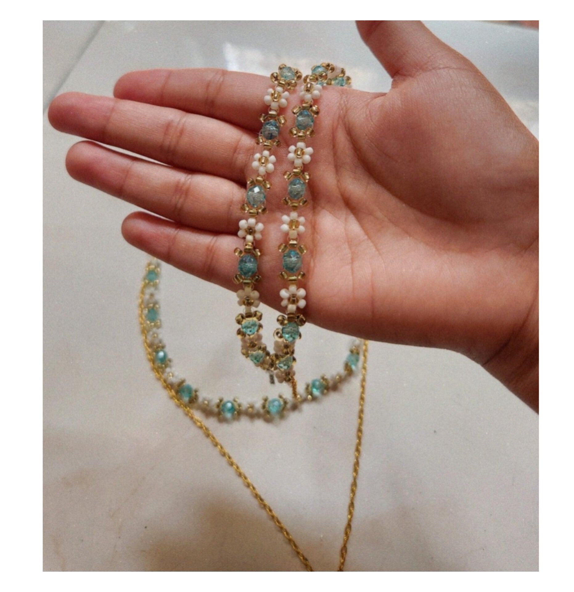 Mykonos Bracelet and Necklace