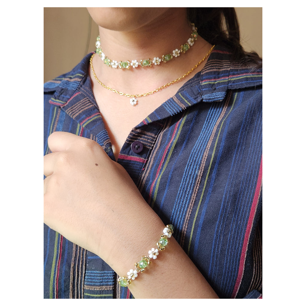 Garden Bracelet and Necklace