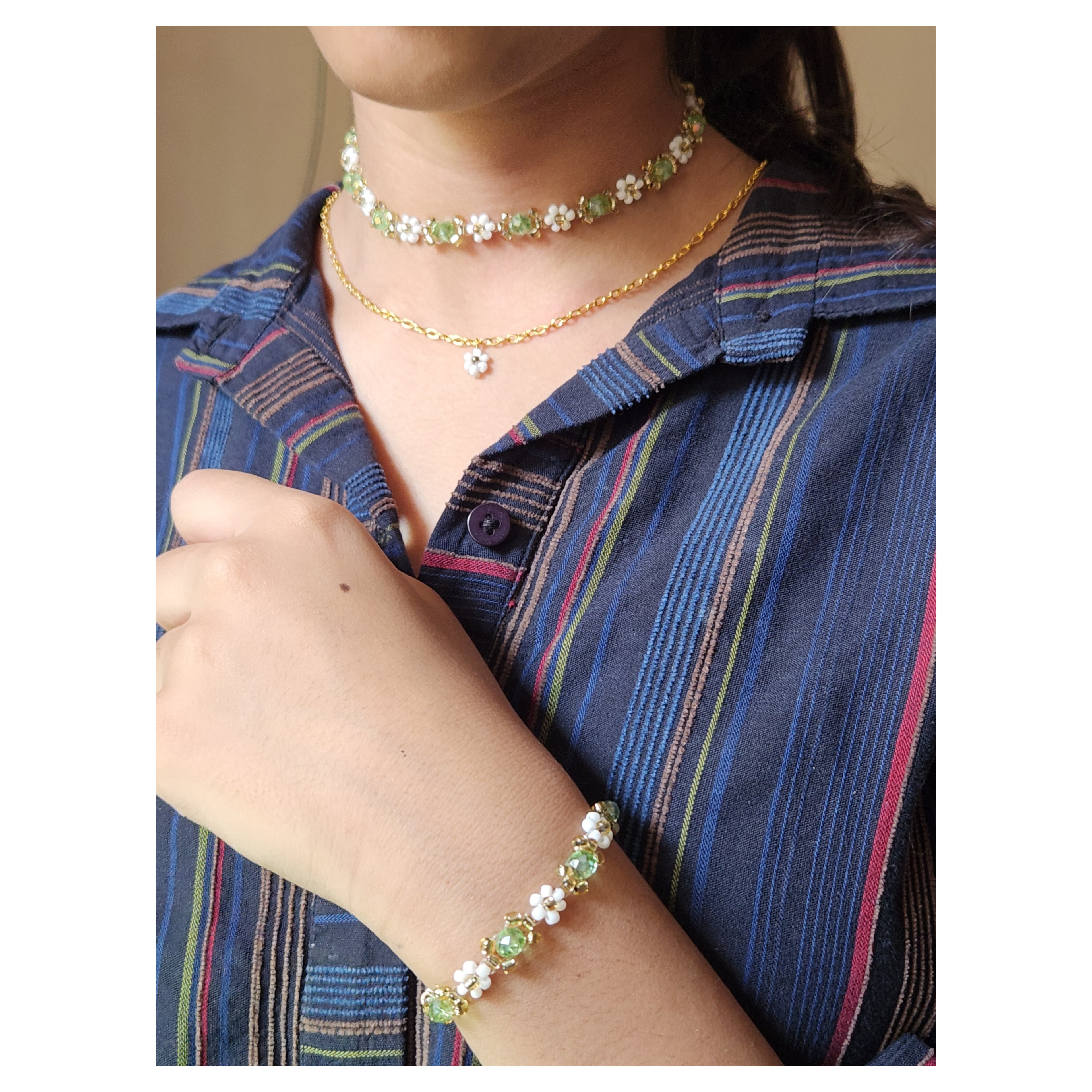 Garden Bracelet and Necklace