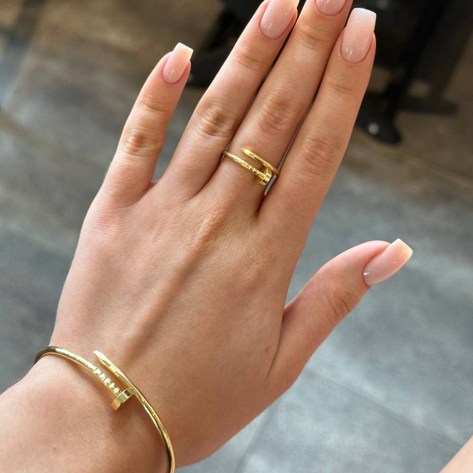 Cartier Bracelet + Nail Ring
